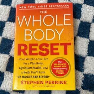 The Whole Body Reset Book by Stephen Perrine - Orange Cover